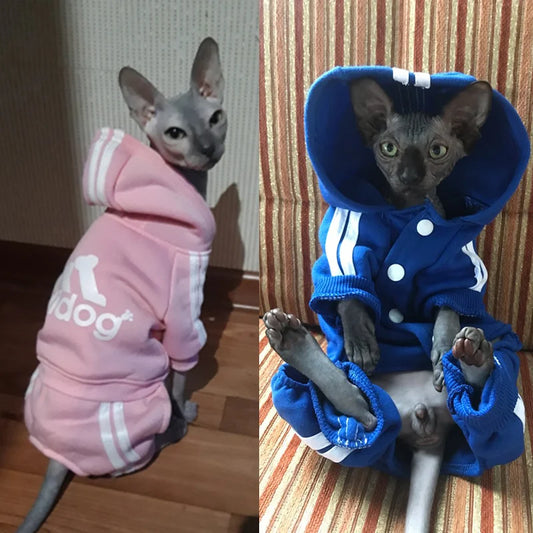 Winter Warm Pet Clothes for Cats