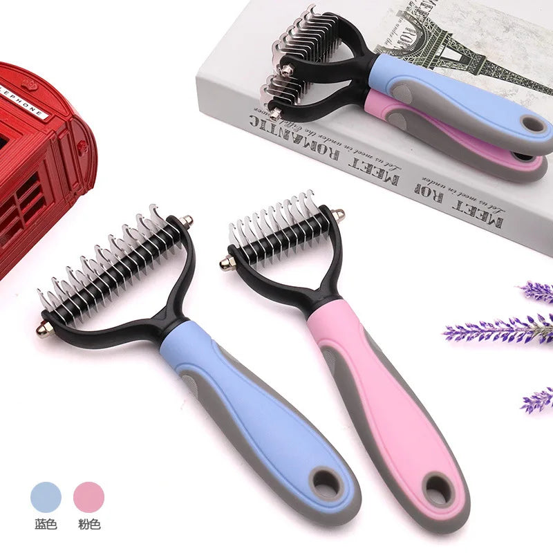 Dog Grooming Shedding Tools Pet Cat Hair Removal