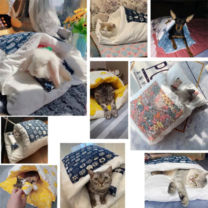 Kawaii Removable Cats Bed House