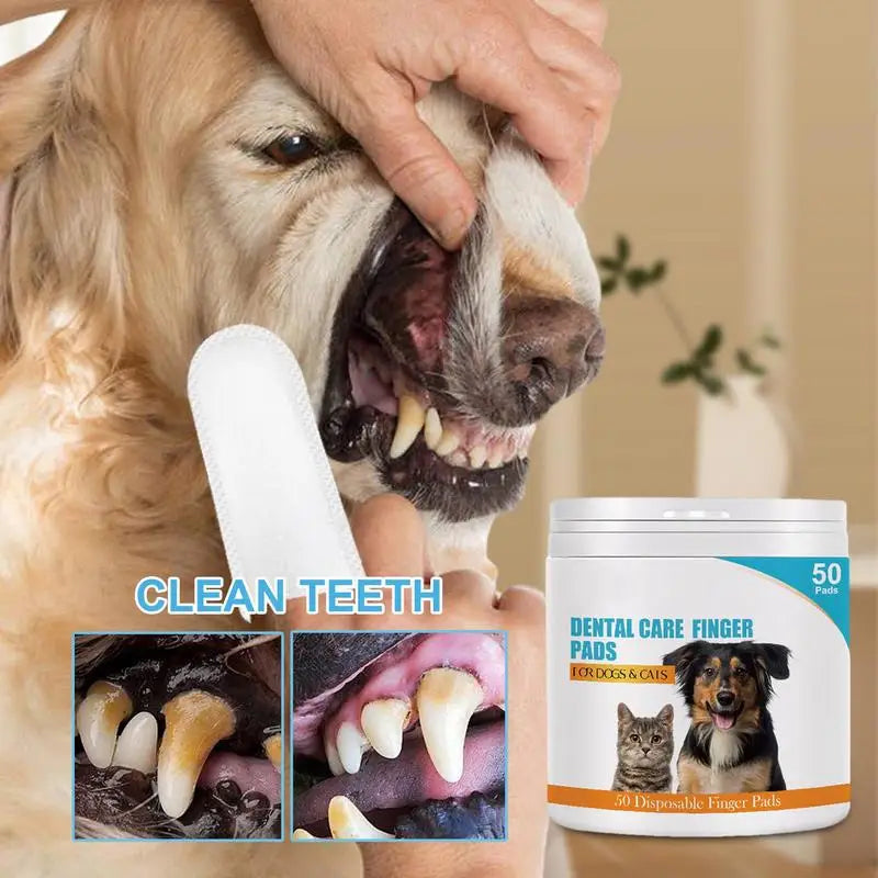 Dog Cat Toothbrushes & Soft Pet Fingers Toothbrush