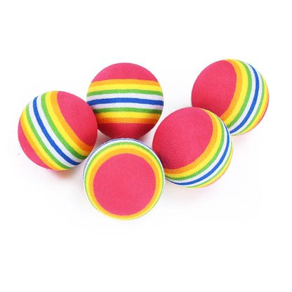 Rainbow Eva Dogs and Cats Toys Ball