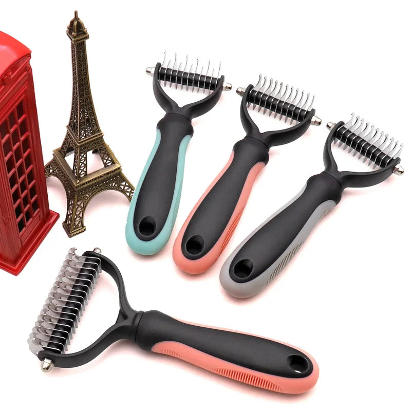 Dog Grooming Shedding Tools Pet Cat Hair Removal