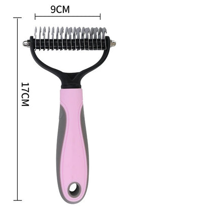 Dog Grooming Shedding Tools Pet Cat Hair Removal