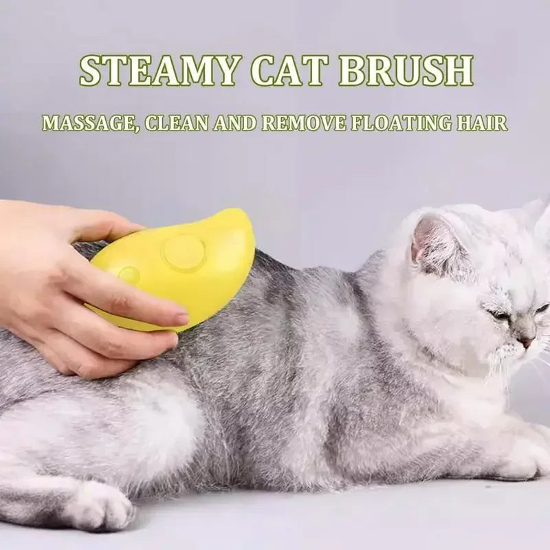 Cat Dog Steamy Brush for massage