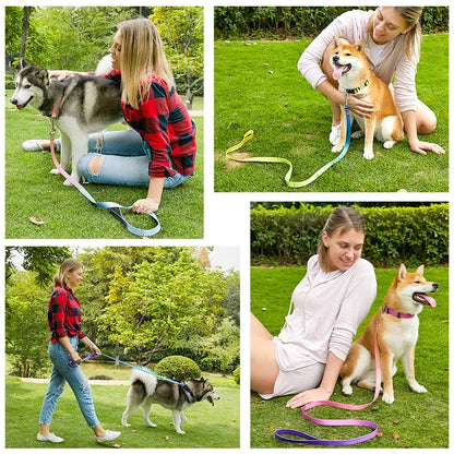 Nylon Adjustable Dog and cat Collar Leash