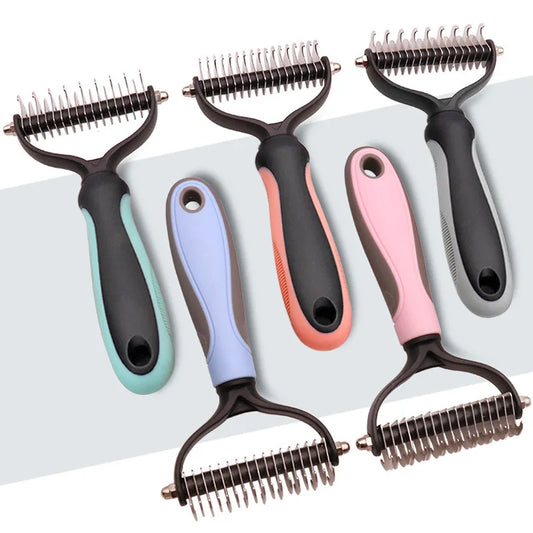 Dog Grooming Shedding Tools Pet Cat Hair Removal