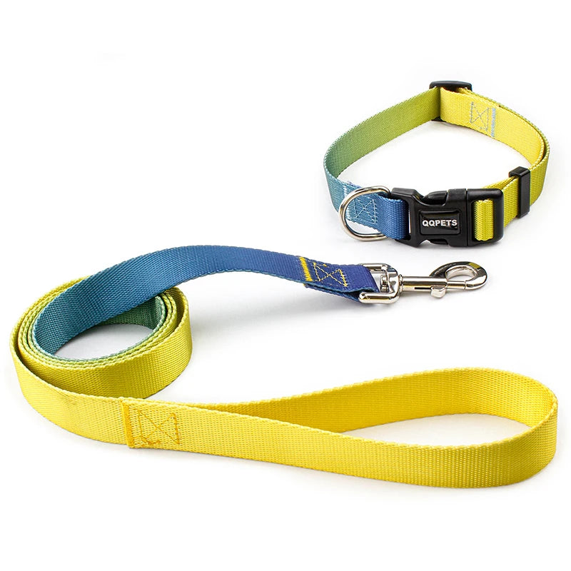 Nylon Adjustable Dog and cat Collar Leash