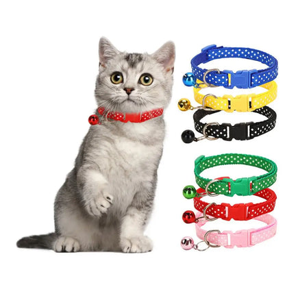 Multi-color Nylon Adjustable Cat Collar