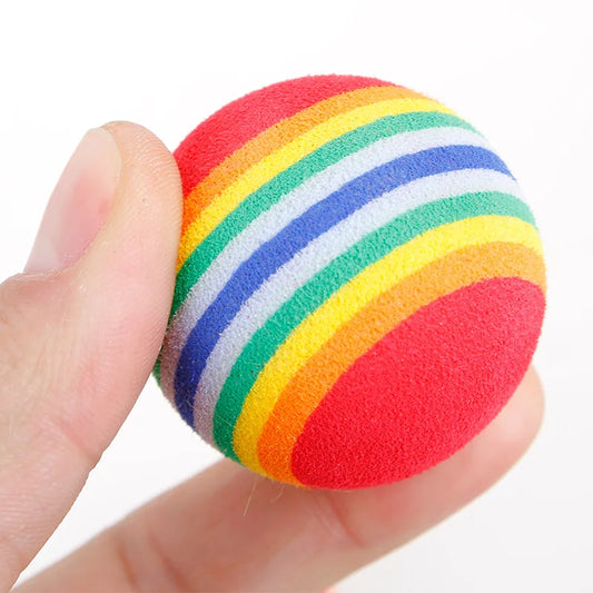 Rainbow Eva Dogs and Cats Toys Ball