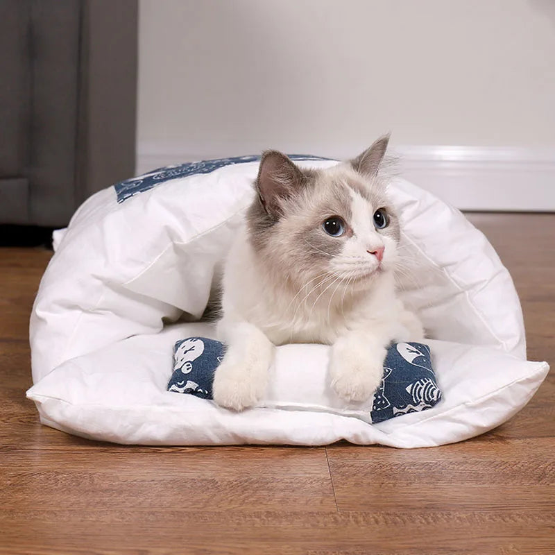 Kawaii Removable Cats Bed House